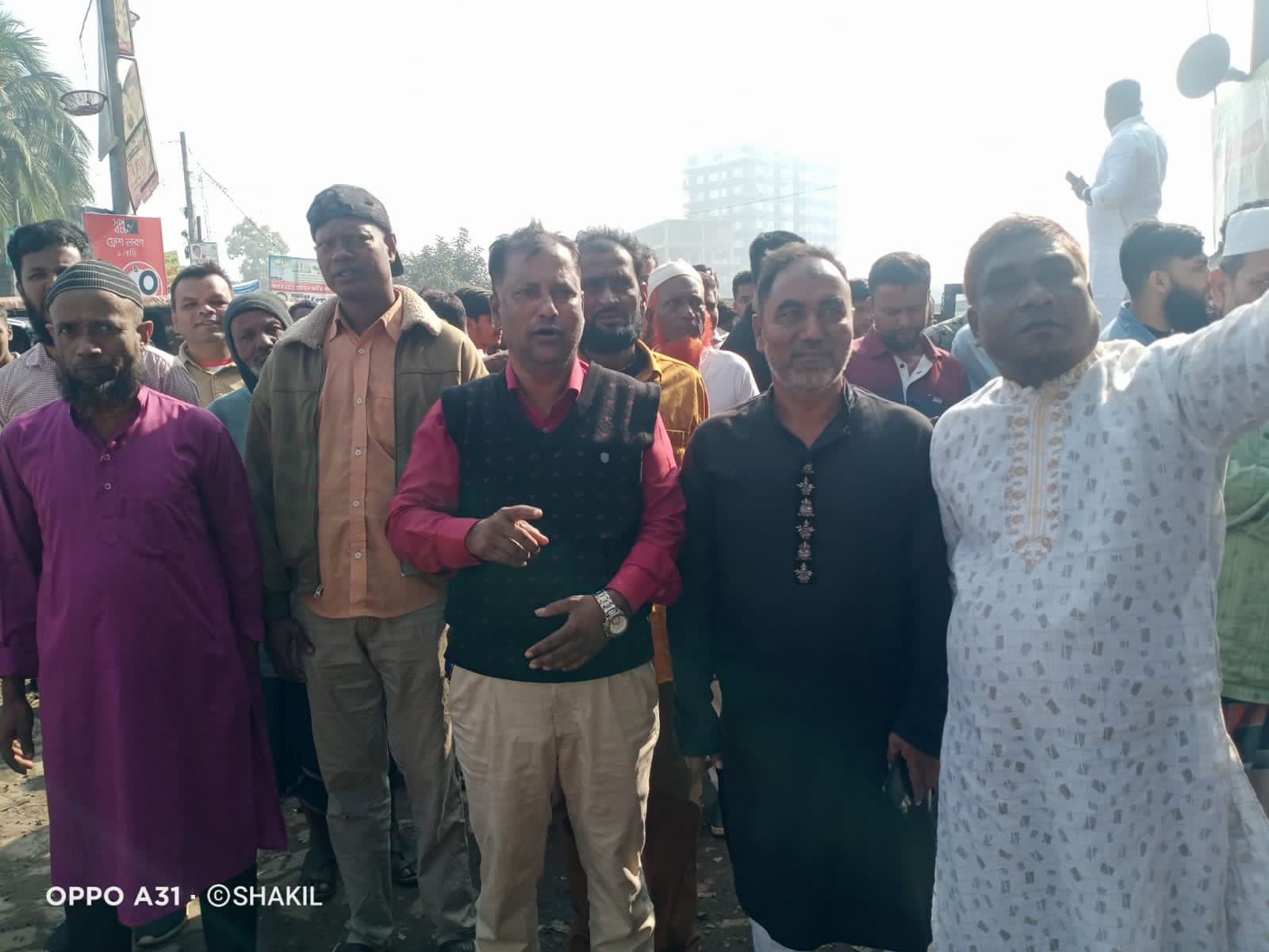 গাজীপুর ১ আসনের ধানের শীষের প্রার্থী সাবেক মেয়র মজিবুর রহমান পথসভা দিয়ে আনুষ্ঠানিকতা শুরু