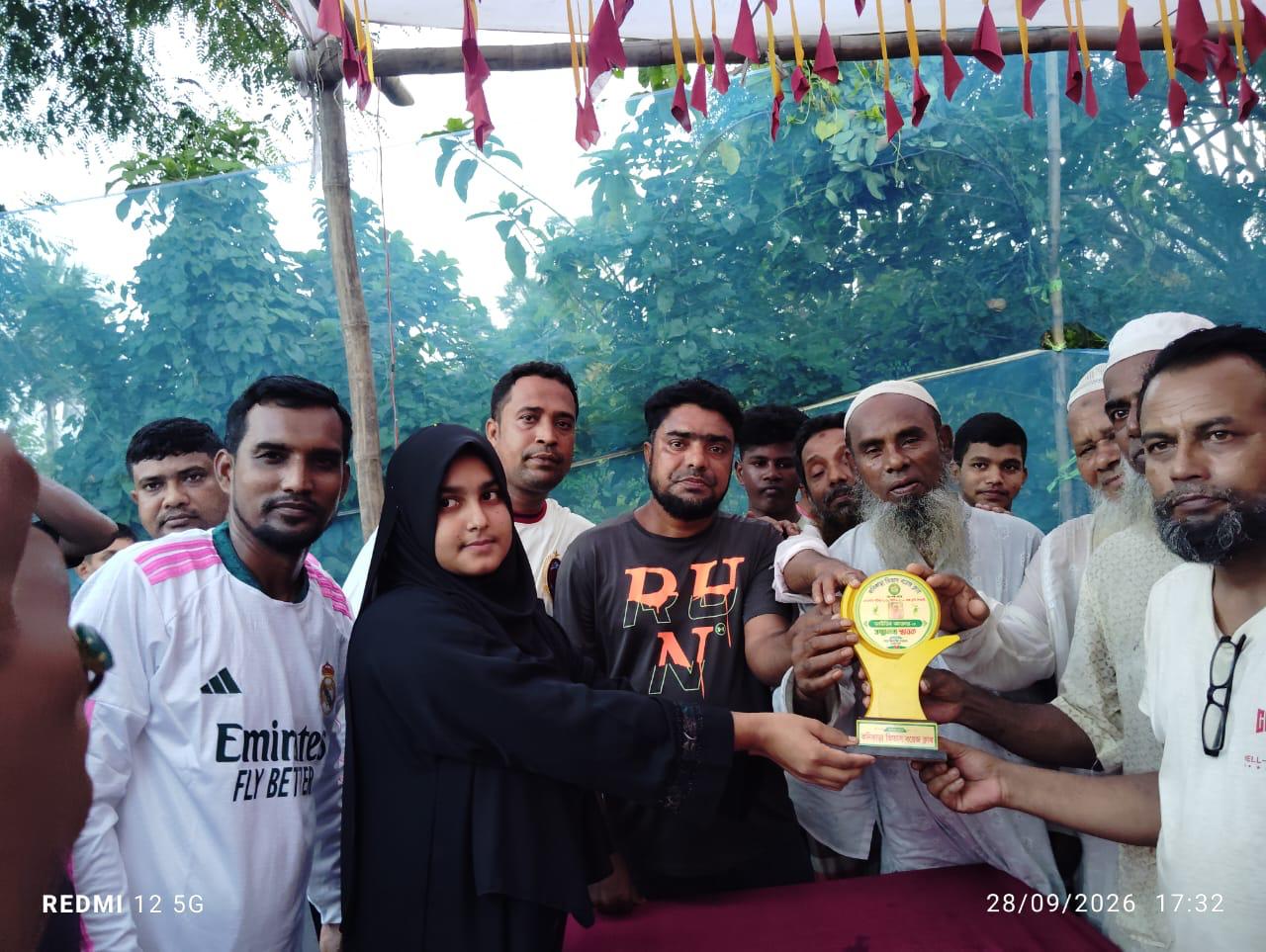 নবীনগরে তিতাস বয়েজ ক্লাবের উদ্যোগ প্রীতি ফুটবল ম্যাচ ও কৃতি শিক্ষার্থীকে সংবর্ধনা 
