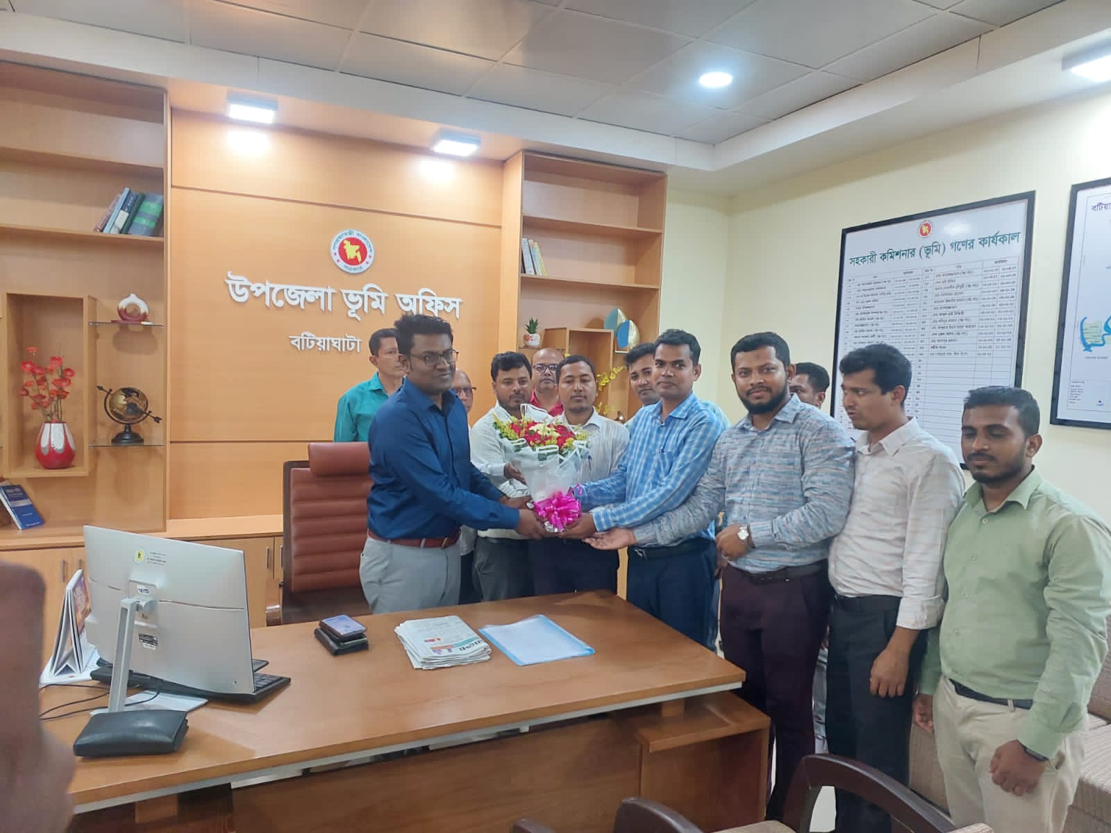 বটিয়াঘাটায় নবাগত সহকারী কমিশনার (ভূমি) হিসেবে যোগদান করেছেন মোঃ ফজলে রাব্বী 