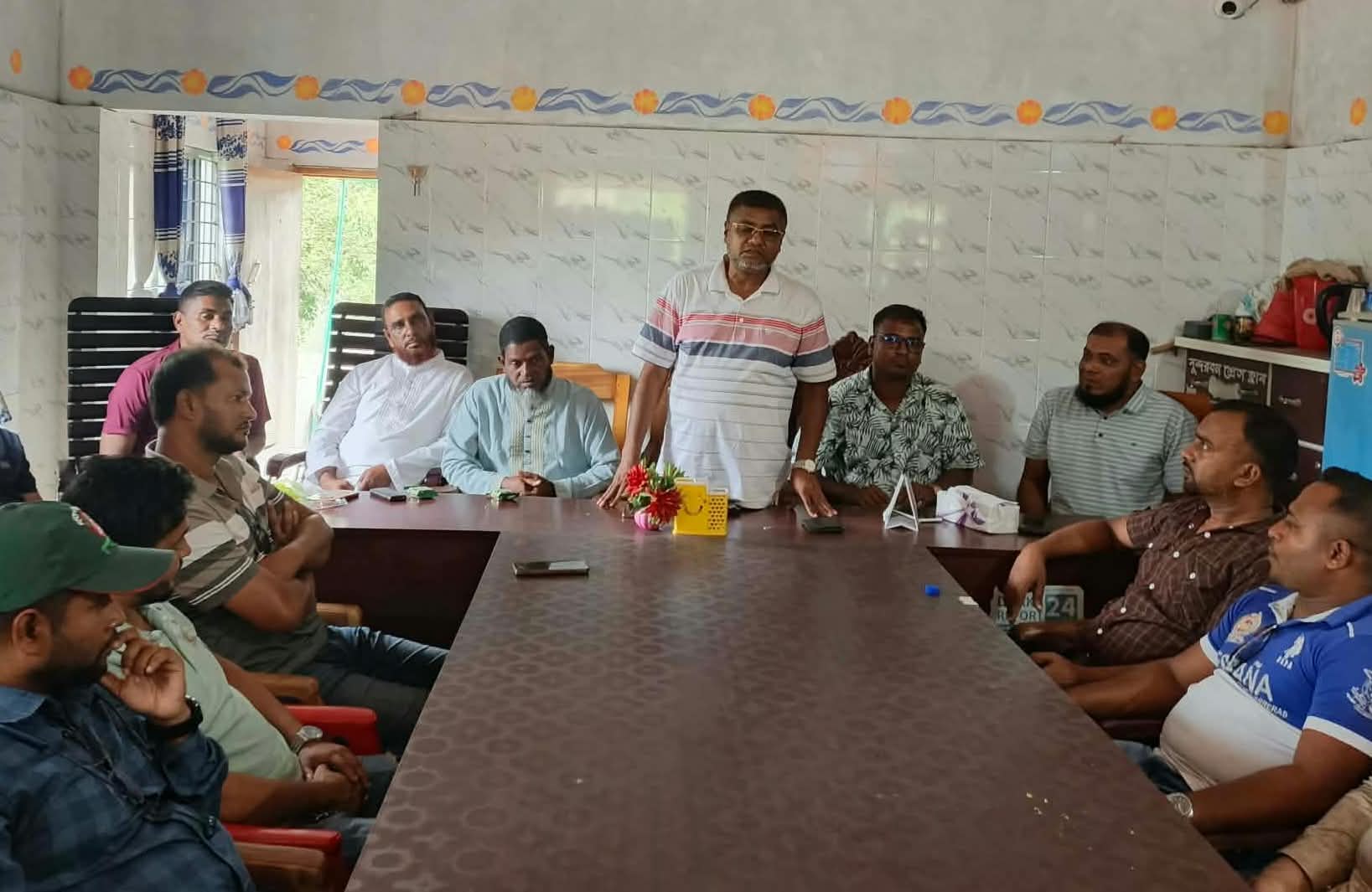 শ্যামনগর উপজেলা বিএনপির সদস্য সচিবের সাথে সুন্দরবন প্রেসক্লাবের মতবিনিময়